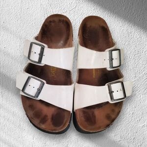 Papillio Vegan Platform White Sandals